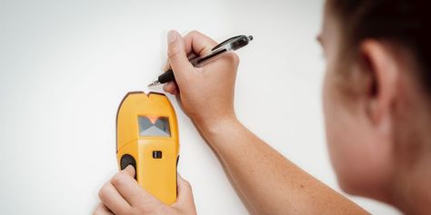 How to Find a Stud in the Wall - Stud Finder Tips Finding Studs In Wall, Stud Finders, Small Vacuum, Stud Finder, Tv Mounts, Diy Techniques, Wood Studs, Beautiful Cottages, Stud Walls