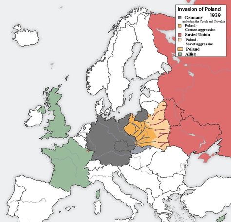 The World in Maps 🌍 (@the.world.in.maps) • Instagram photos and videos Invasion Of Poland, Human History, British History, Trieste, Historical Maps, Historical Events, Soviet Union, Science And Nature, World History