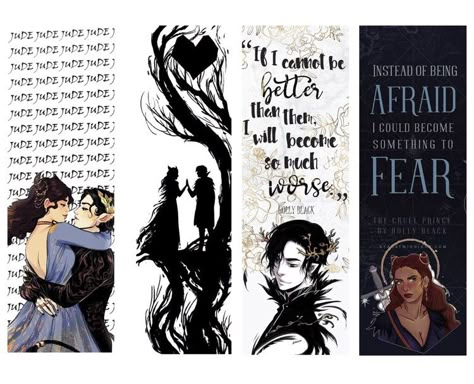 The Folk Of The Air Bookmark, Bookmarks The Cruel Prince, Cruel Prince Bookmark Printable, The Cruel Prince Bookmark, Cruel Prince Bookmark, Photo Bookmarks, Holly Black Books, The Cruel Prince, Evelyn Hugo