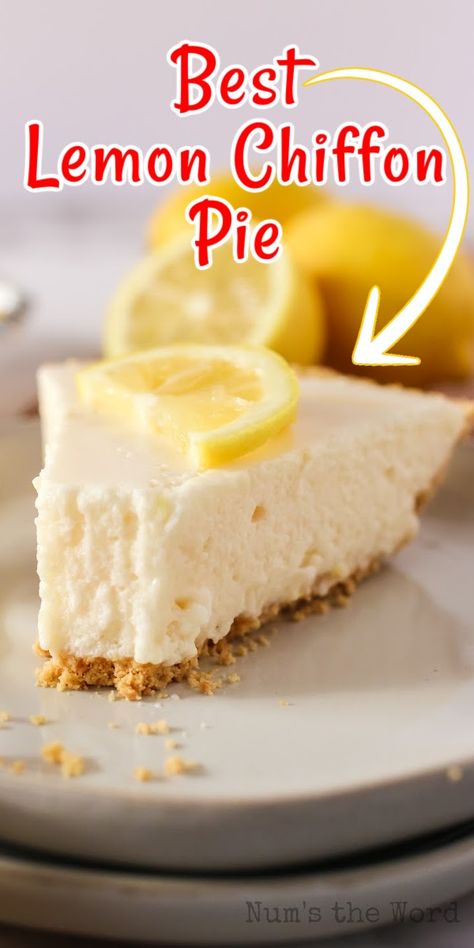 Lemon Chiffon Pie Easy, Lemon Cloud Pie, Lemon Drop Pie Recipe, Duncan Hines Lemon Chiffon Pie, Pineapple Chiffon Pie, Lemon Cheat Pie, Lemon Dessert Recipes Easy Simple, Lemon Chiffon Pie Recipe, Sheriff Lemon Pie Filling Recipes