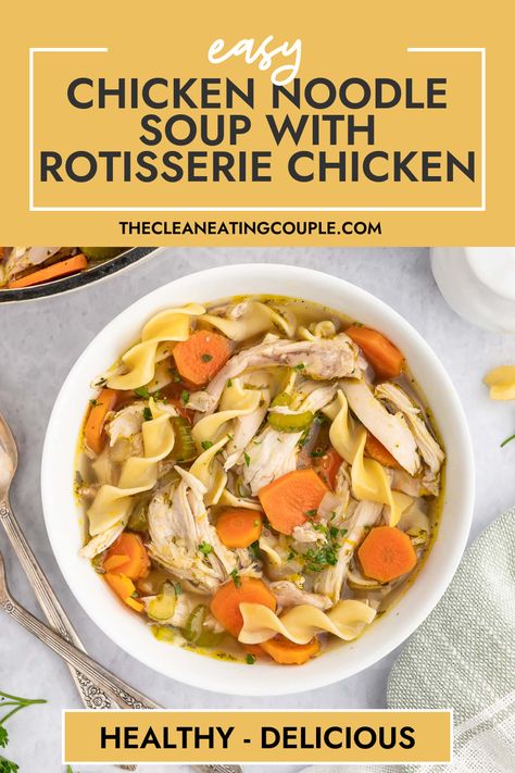 Chicken Noodle Soup Leftover Chicken, Easy Instant Pot Chicken Noodle Soup With Rotisserie Chicken, Chicken Noodle Soup With Leftover Chicken, Chicken Noodle Soup Recipe With Rotisserie Chicken, How To Make Chicken Noodle Soup From Rotisserie Chicken, Quick Rotisserie Chicken Soup, Instant Pot Chicken Noodle Soup With Rotisserie Chicken, Instant Pot Chicken Noodle Soup Rotisserie, Chicken Soup With Rotisserie Chicken Crockpot