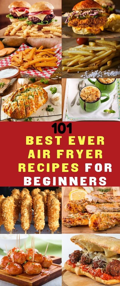 Beginner Air Fryer Recipes, Air Fryer Recipes For Beginners, New Air Fryer Recipes, Air Fryer Cooking Times, Cooks Air Fryer, Air Fried Food, Air Fryer Oven Recipes, Air Fry Recipes, Air Fryer Dinner Recipes