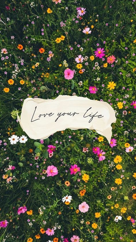 Love Cute Wallpaper Iphone, Beautiful Life Wallpaper, You Are Loved Wallpaper Aesthetic, Be Creative Wallpaper, Life Quotes About Love, Flowers With Quotes Wallpaper, Life Goes On Quotes Wallpaper, Aesthetic Images With Quotes, Aesthetic Beautiful Quotes