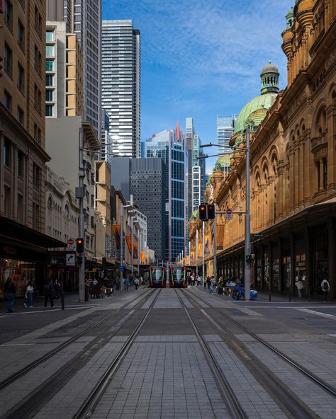 📷 Saturday afternoon in the Sydney CBD📍Sydney, New South Wales, Australia 📸 Nikon ZF and Nikkor 35mm f/1.8 lens. . #photography #australia #sydney #sydneyphotography #australianphotographer #sydney #chasethelight #light #nikoncreators #mynikonlife #nikonzf Sydney Australia Photography, Utopia City, Sydney Photography, Lens Photography, Australia Sydney, Australian Photographers, New South Wales Australia, Saturday Afternoon, Light Rail