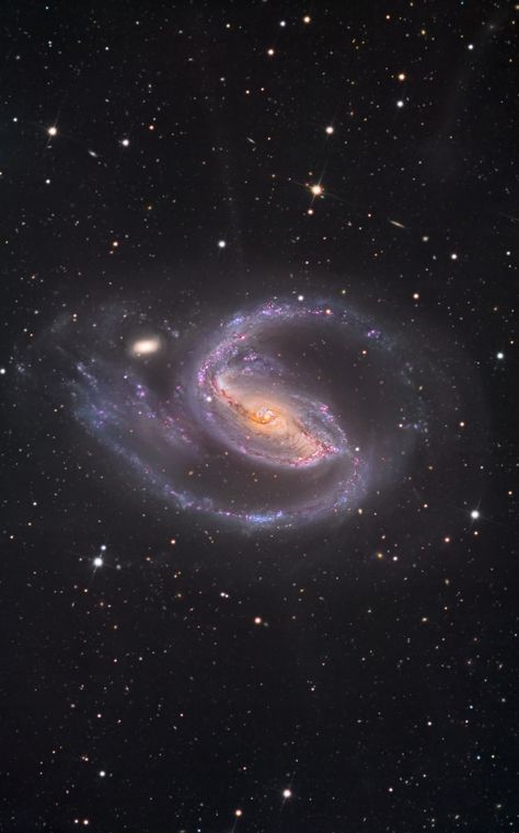 NGC 1097 Pretty Space Pictures, Tati Moons, Astronomy Aesthetic, Zodiac Chinese, Outer Space Wallpaper, Cosmos Space, Astronomy Pictures, Galaxy Images, Aesthetic Space