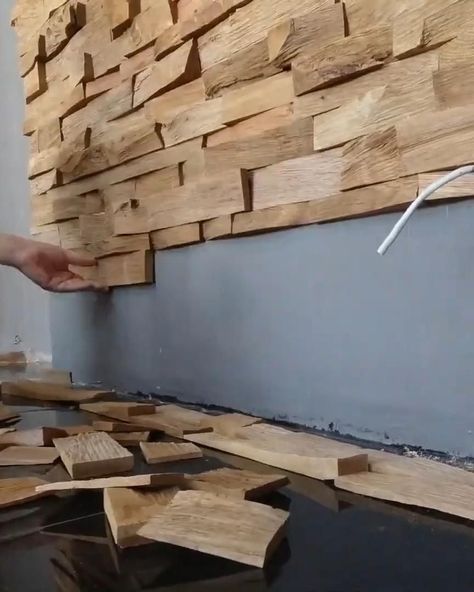 🤩Check Out This Amazing Wood Wall 💪 👉 Go to the website to find out more. Wooden Wall Design, Hallway Ideas Entrance Interior Design, Wall Designs, Hallway Ideas Colour, Tables Diy, Hallway Ideas Entrance Narrow, Diy Furniture Table, Into The Woods, Diy Patio Furniture