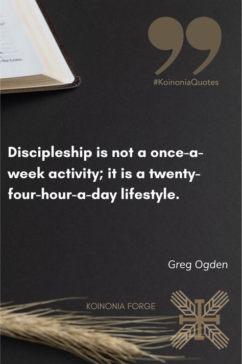 #QuoteOfTheDay #DiscipleshipQuotes #ChristianQuotes #KoinoniaQuotes #MakeDisciples #Discipleship #DiscipleshipTraining #BiblicalDiscipleship #GregOgden#WednesdayWisdom https://koinoniaforge.org/ Discipleship Quotes, Discipleship Training, Cs Lewis, I Think Of You, Scripture Quotes, Monday Motivation, Christian Quotes, Bible Quotes, Quote Of The Day