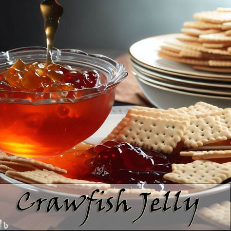 Spicy Crawfish Jelly Recipe: A Unique and Flavorful Delight Pepper Jelly Recipe, Jambalaya Pasta, Pasta Toppings, Sausage Appetizers, Canning Jam Recipes, Pepper Jelly Recipes, Sauce For Rice, Jelly Recipe, Pepper Jelly