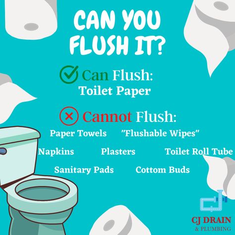 Plumbing Post Ideas, Plumbing Business Marketing, Plumbing Quote, Clogged Toilet, Ad Ideas, Flushable Wipes, Drain Pipes, Real Estate Agent Marketing, Plumbing Emergency