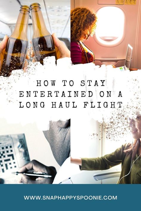 There's no need to be bored on your next long flight. Here are some tips for how to keep yourself entertained, from downloading movies and books before your trip to bringing along games and puzzles. With these ideas, you'll make the most of your time in the air! Airplane Activities For Adults, Air Flight, Best Ipad, Long Flights, Long Haul Flight, Long Haul, Download Movies, Ipad Apps, Flight