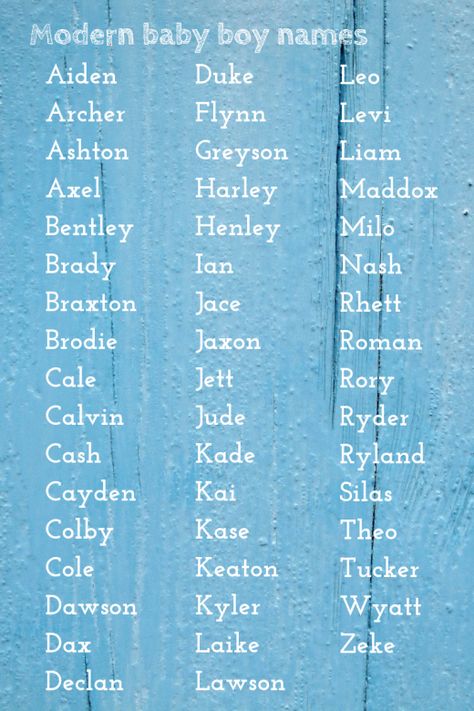 Modern Baby Boy Names - DadTypical #babyboynames #baby #boy #names Men’s Names, Boy Last Names, T Names For Boys, A Names Boys, E Names For Boys, D Names For Boys, Boy Names That Start With A, Cool Guy Names, C Names For Boys