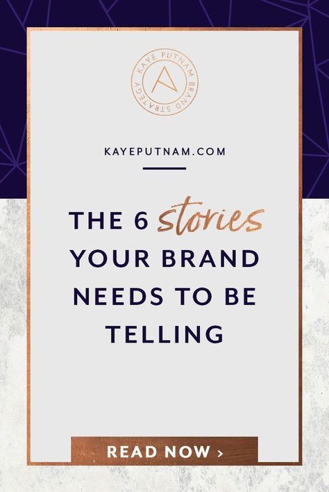 Consumers care more and more about the products they buy, so telling your brand's stories is essential for connecting on an emotional level with your ideal clients. Here are the 6 stories your brand needs to be telling - and how to write them. #brand #branding #howto #tip #blog #blogger #blogging #entrepreneur #writing Brand Voice, Blog Logo, Branding Your Business, More And More, Brand Story, Small Business Tips, Inbound Marketing, Digital Marketing Strategy, Brand Strategy