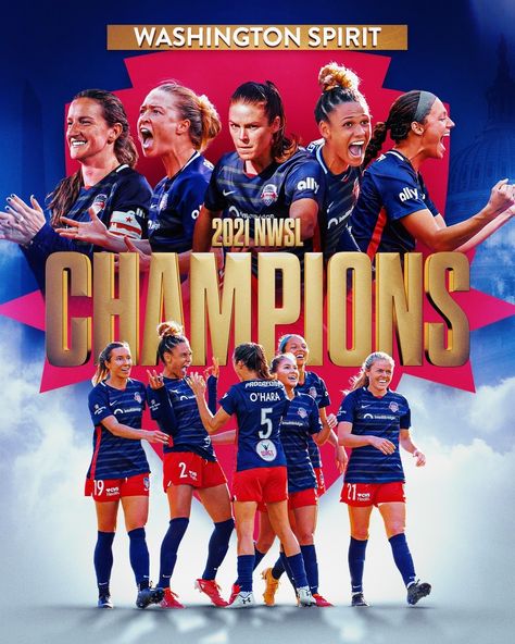 Championship Graphic Design, Football Championship Poster Ideas, Athletic Posters, Washington Spirit, Word Cup, High School Sports, Sports Graphic Design, Mens Soccer, Field Hockey