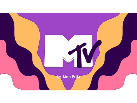 Mtv Motion Graphics, Mtv Logo Animation, Vintage Motion Graphics, Funky Animation, Logo Motion Graphics, Motion Design Trends, Funny Graphic Design, Looping Animation, Intro Animation