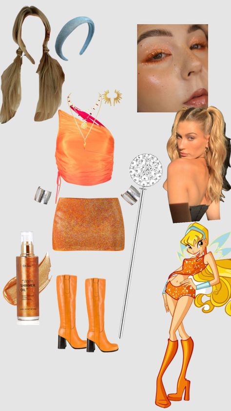 Stella #stella #winx #winxclubstella #costume #halloween Stella Winx Club All Outfits, Stella Winx Club, Winx Club Stella, Stella Winx, Winx Club, Costume Halloween, Halloween Party, Halloween Costumes, Halloween