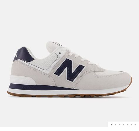 New Balance 574 White, Mens New Balance 574, New Balance Style, Jordans Girls, Lifestyle Shoes, Navy Man, New Balance 574, Mens Lifestyle, Retro Shoes