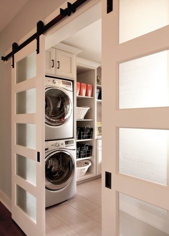 Traditional Laundry Room, Stylish Laundry Room, Basement Laundry Room, Basement Laundry, Laundry Room Remodel, Laundry Room Storage, Laundry Mud Room, Laundry Room Organization, Laundry Room Design