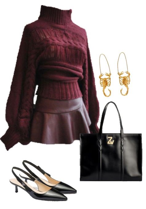 Classy College Outfits Winter, Library Style Outfit, Old Money Outfit Black Women, Virtual Outfit Ideas, Old Money School Bag, Y2k Winter Outfits Aesthetic, Aesthetic Rainy Day Outfit, Fall Tea Party Outfit, 2005 Outfits