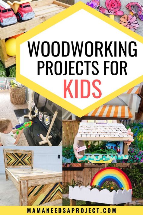 Grab this list of beginner woodworking projects to build for your kids! Simple tutorials and woodworking plans will guide you through woodworking projects for kids. Happy building! Oppgaver For Barn, Kids Woodworking Projects, Kerajinan Diy, Different Generations, Wood Projects For Kids, Hobbies For Kids, Woodworking Projects For Kids, Woodworking For Kids, Have Inspiration