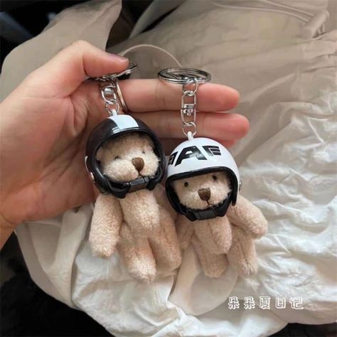 Keychain Couple, Couple Pendant, Doll Keychain, Couples Keychains, Teddy Bear Doll, Functional Style, Cartoon Bear, Couple Gift, Diy Decoration