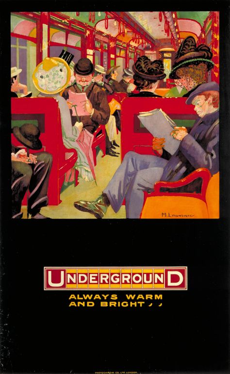 Are These The 16 Best London Underground Posters Ever? | Londonist Underground Train, Subway Poster, Underground Tube, London Transport Museum, Train Posters, Transportation Poster, Railway Posters, London Transport, The Underground