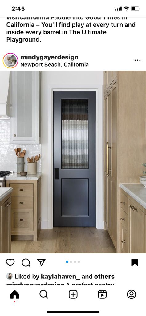 Glass Pantry Door Ideas Modern, Black Pantry Door Ideas, Pantry Door Black, Black Pantry Door, Black Pantry, Pantry Door Ideas, Kitchen Pantry Doors, Glass Pantry Door, Bathtub Doors