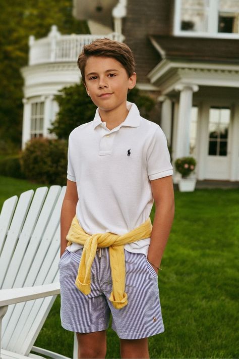 Preppy Boy Outfits, Preppy Kids Outfits, Preppy Kids, Polo Shirt Outfits, Preppy Boys, Boys Fall Outfits, Polo Ralph Lauren Kids, Boys Summer Outfits