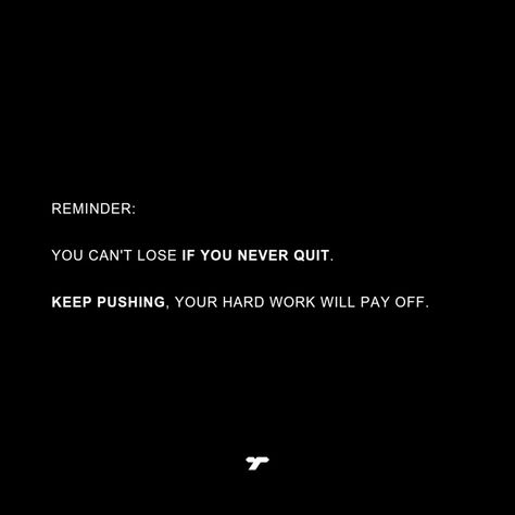 Don't quit. #motivation #mentality #mindset #inspiration #quotes #discipline #wisdom #selfimprovement Don’t Quit, Motivation Mentality, Discipline Quotes, Mindset Inspiration, Don't Quit, Keep Pushing, Inspiration Quotes, Motivation Quotes, Work Hard