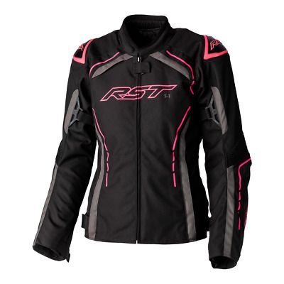 (eBay) RST S1 CE LADIES TEXTILE MOTORCYCLE JACKET Moto Rose, Yamaha R3, Motorbike Jackets, Biker Aesthetic, Biker Love, Shoulder Armor, Futuristic Style, 2025 Fashion, Motorcycle Outfit