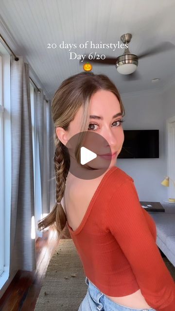 Jordynn Wynn on Instagram: "Apparently double braids are a thing right now. This is a double fishtail braid. Works better if you put your original pony a bit lower and you can use a styling cream on the ends if your layers pop out of the braid! 🎃 

.
.
.
.
.
.
.
#hairfashion #hairgoals #hairtutorial #hairtransformation #hairstyles #hairideas #hairstylist #longhair #longhairstyles #hairoftheday #hairofinstagram #braids #braidstyles #easybraids #howtobraid #fishtailbraid" Plait Ponytail, Double Braid Ponytail, Double Braided Ponytail, Plaited Ponytail, Double Braid, Loose Braids, Two Braids, Braid Tutorial, Styling Cream