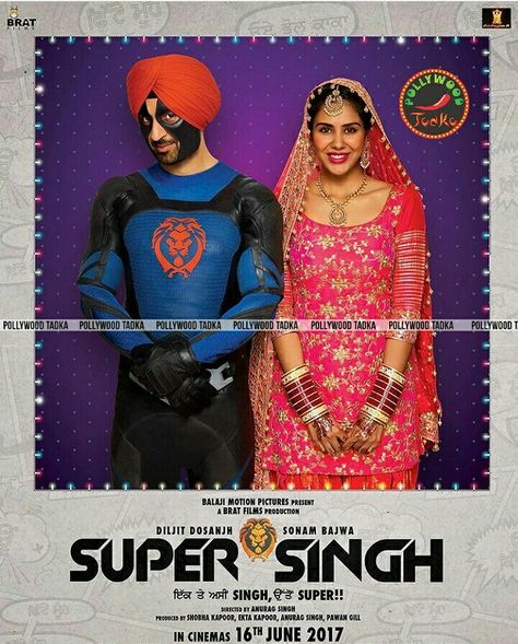 #supersingh #diljitdosanjh #SonamBajwa super singh releasing 16 June 2017 Super Singh, Latest Bollywood Movies, Movie Plot, Diljit Dosanjh, Video Trailer, Bollywood Music, Mp3 Song Download, Movies 2017, Mp3 Song