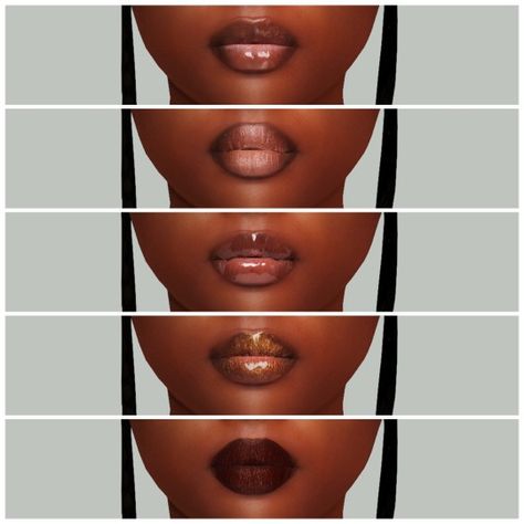 DOWNLOAD SFS    buy me a coffee ☕    lips 36-40    5 types    4k texture    non recolorable    sims3!!!!! Sims 4 Cc Makeup Lips, Sims4 Skin, Sims Cheats, Sims 4 Mac, Sims 3 Cc, Female Lips, Sims 4 Cheats, Sims 4 Piercings, Alpha Cc