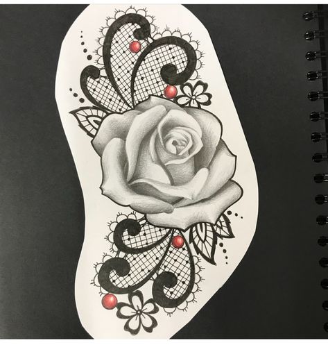 Lace Tattoo, Tattoo Stencils, Skull Tattoo, Geometric Tattoo, Art Journal, Tattoos, Lace, Drawings