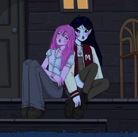 Yabujin Core, Marceline And Princess Bubblegum, Me And Who, Hello Kitty Wallpaper Hd, Marceline And Bubblegum, Trash Art, Grunge Art, Writing Art, January 15