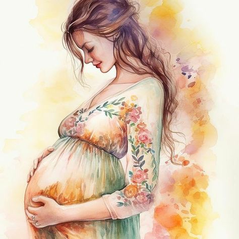 Pregnancy Art, Mother To Be, Soft Watercolor, Be Love, Pattern Store, Counted Cross Stitch Patterns, Mothers Love, White Patterns, Counted Cross Stitch