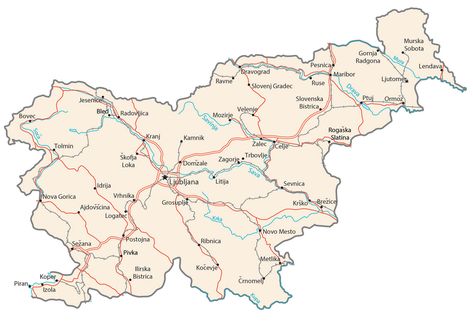 Slovenia Map Map Of Slovenia, Physical Map, Satellite Maps, Tourist Map, Topo Map, Country Maps, Europe Map, Detailed Map, Location Map