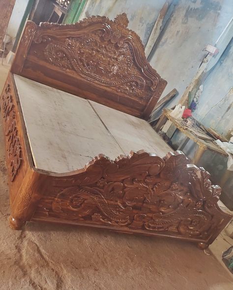 Teakwood Bed Designs Modern, Teak Wood Bed Design Indian, Box Bed Designs Wooden, Teakwood Bed Designs, Sagwan Wood Bed Design, Teak Wood Bed Design, Royal Beds, Teak Wood Bed, Wood Bedroom Decor