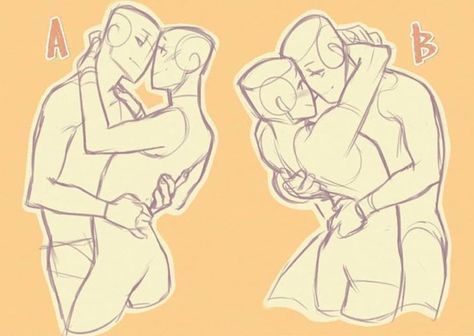 Poses Couple, Couple Drawing, Couple Poses Reference, Body Reference Drawing, Poses References, Figure Drawing Reference, Couple Drawings, 영감을 주는 캐릭터, Art Poses