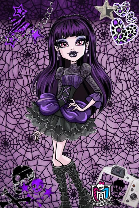 Alt Cartoon Characters, Elisa Bat Monster High, Elisabat Cosplay Monster High, Eliza Bat Monster High, Monster High Elissabat Icon, Elissabat Monster High Costume, Ellisabat Pfp, Ellisabat Outfit, Ellisabat Monster High