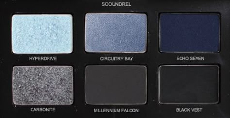 http://wookieekisses.tumblr.com/post/162093439953/corellian-smuggler-han-solo-inspired-eyeshadow Blue Palette Makeup, Han Solo Aesthetic, Eyeshadow Blue, Navy Blue Eyeshadow, Blue Eyeshadow Palette, Dior Eyeshadow, Nars Eyeshadow, Skins Uk, Eyeshadow Pallets