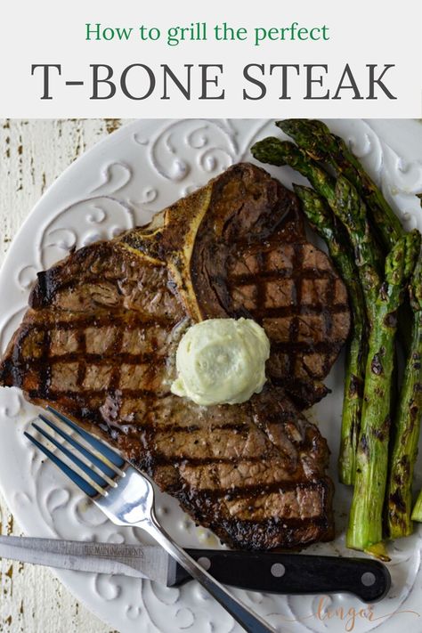 Tbone Steak Recipe, Grilled T Bone Steak, Blue Cheese Butter, Steak With Blue Cheese, Grilled Steaks, Dishes Recipe, Farm Recipes, Cook Steak, Steak Dishes