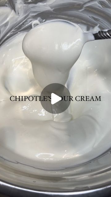 Alex Rios on Instagram: "Chipotle’s Sour Cream 🌶️ recipe ⬇️ Daisy Sour Cream (not optional) Bowl Whisk Mix till smooth. That’s it. #sourcream #chipotle #superbowlsunday #chipotlebowl #creamysauce" Chipotle Copycat Sour Cream, Chipotle Crema Recipe, Chipotle Sour Cream Copycat, Chipotle Sour Cream Sauce Copycat, Pasta With Chipotle Cream Sauce, Chipotle Copycat Recipes Bowls, Chipotle Bowl Recipe, Chipotle Sour Cream, Sour Cream Recipe