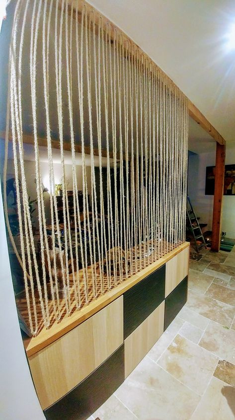 Indian Apartment, Mini Closet, Private Dining Room, Divider Wall, Private Dining, Home Design Decor, Guest House, Home Renovation, Divider