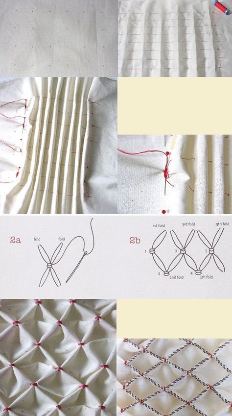 Smocking Pattern, Canadian Smocking, Smocking Tutorial, Smocking Patterns, Textiles Techniques, Home Inspo, 자수 디자인, Embroidery And Stitching, Sewing Techniques