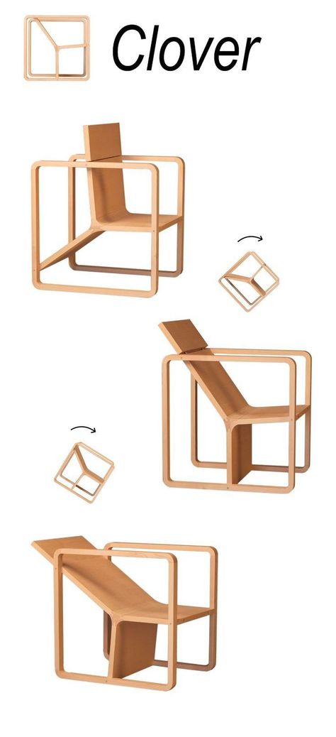 Wood Chair Design, Furniture Design Sketches, Chair Design Wooden, Chairs And Tables, Furniture Design Chair, Folding Furniture, Furniture Trends, Smart Furniture, Creative Furniture