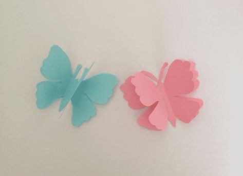 %title插图%num Half A Butterfly, Small Butterflies, Make A Paper Airplane, Reading Diy, Square Cards, Animals Flowers, Cute Fish, Paper Crafts Origami, Cute Butterfly