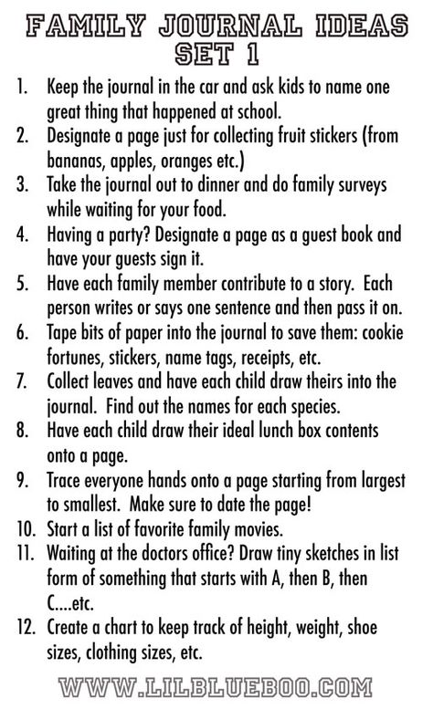 Creating a Family Journal...take it to restaurants, leave in the car, make lists and collaborate  #theliljournalproject  Visit post to see sample pages! How To Bullet Journal, Family Journal, Bryson City, Journal Project, Family Home Evening, Journal Writing Prompts, Book Book, Family Night, Journals & Planners