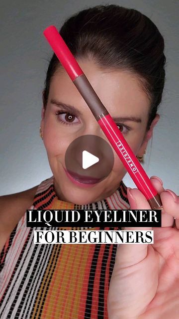 3,692 likes, 102 comments - katetalbertmua on January 8, 2023: "Liquid Eyeliner for Beginners. This is easy friends, I promise!! ❤️❤️ I'm using the liqu..." How To Use Liquid Eyeliner, How To Do Eyeliner For Beginners, Liquid Eyeliner For Beginners, Kate Makeup, Felt Tip Eyeliner, How To Do Eyeliner, Eyeliner For Beginners, Brown Eyeliner, Eye Liner Tricks