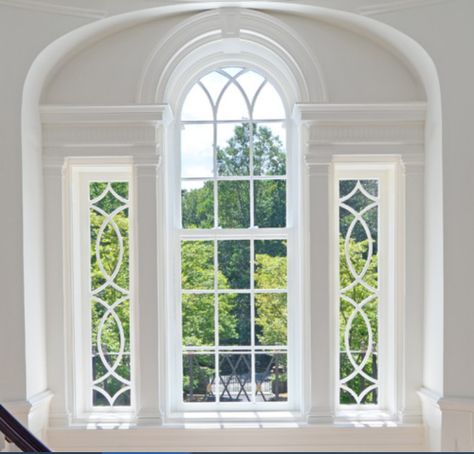 Celebrating the Palladian Window ~ Design First Berkshires Window Grill Ideas, Grill Window, Georgian Windows, Window Grills, Modern Window Grill, Palladian Window, Window Restoration, Window Inspiration, Stairs Window