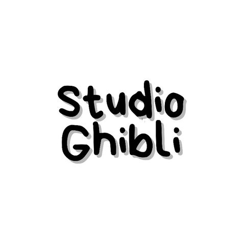 Studio Ghibli Font, Studio Ghibli Widget, Studio Ghibli Logo, Ghibli Logo, Gibli Studio, Notion Library, Postcards Design, Studio Ghilbi, Legacy Projects